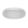 Main image for Amalia 5932 Deck Mount Compatible Acrylic Freestanding Soaking Bath Center Drain White with White Drain