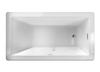 BIANCA® 6636 Freestanding Heated Soak Chroma Bath White