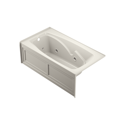 Product Image for CETRA® 6032 Skirted 2-Panel Whirlpool LH Oyster