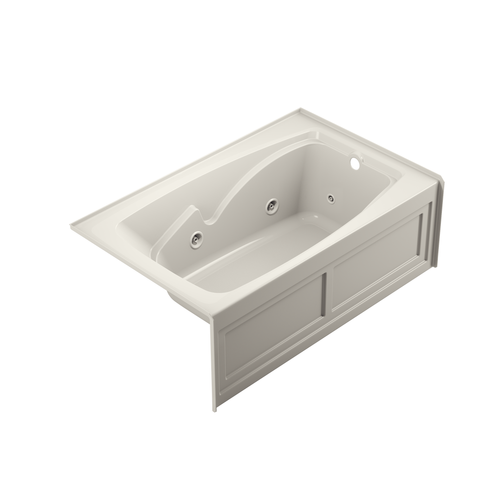 Main image for CETRA® 6036 Skirted 2-Panel Whirlpool RH Oyster