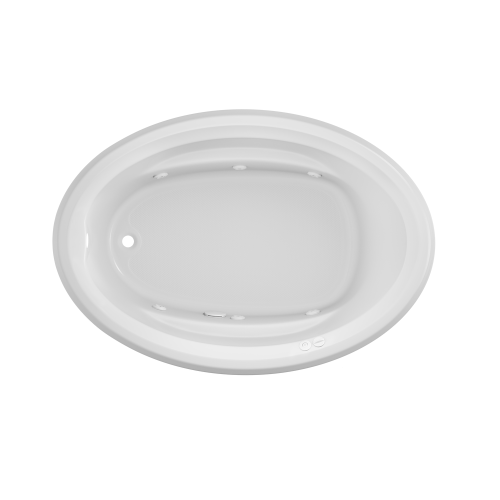 Main image for SIGNATURE® Oval 6042 Drop-In Whirlpool LH White