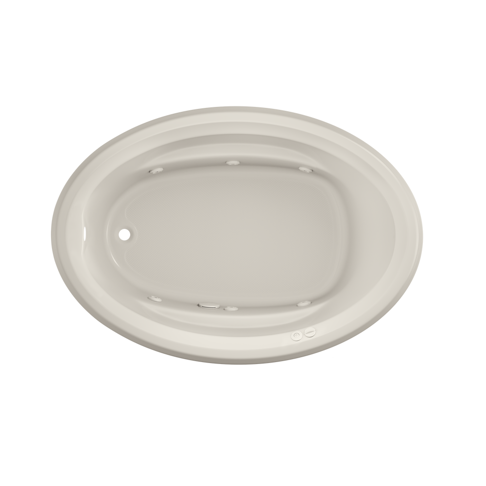 Main image for SIGNATURE® Oval 6042 Drop-In Whirlpool LH Oyster