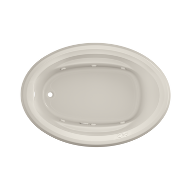 Product Image for SIGNATURE® Oval 6042 Drop-In Whirlpool LH Oyster
