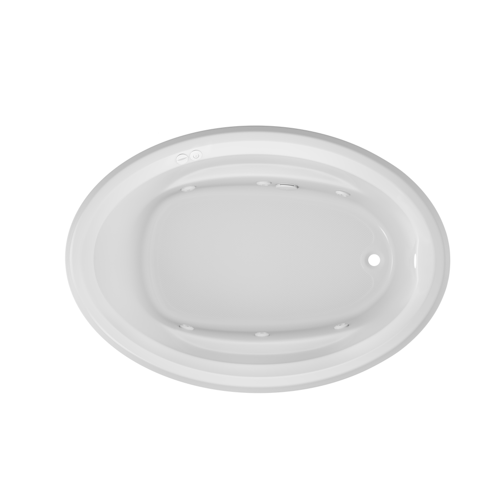 Main image for SIGNATURE® Oval 6042 Drop-In Whirlpool RH White