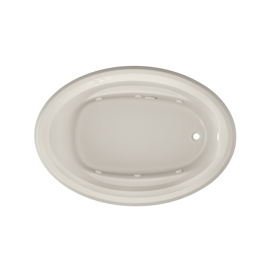 Main image for SIGNATURE® Oval 6042 Drop-In Whirlpool RH Oyster