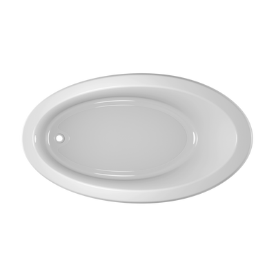 Product Image for SIGNATURE® Oval 6638 Drop-In Soaking LH White
