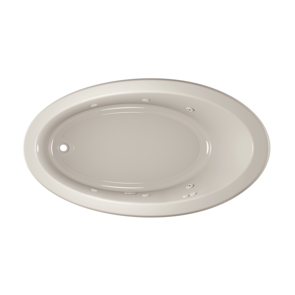 Main image for SIGNATURE® Oval 6638 Drop-In Whirlpool with Heater LH Oyster