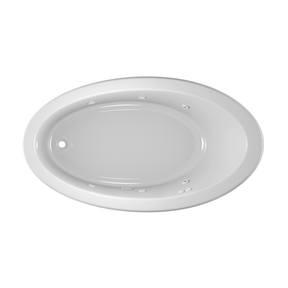 Main image for SIGNATURE® Oval 6638 Drop-In Whirlpool LH White
