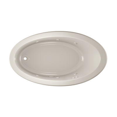 Product Image for SIGNATURE® Oval 6638 Drop-In Whirlpool LH Oyster