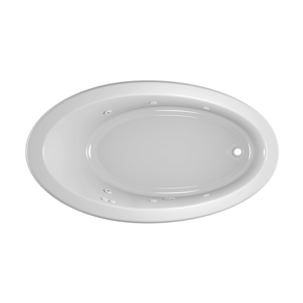Main image for SIGNATURE® Oval 6638 Drop-In Whirlpool RH White
