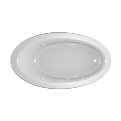 Product Image for SIGNATURE® Oval 6638 Drop-In Whirlpool RH White