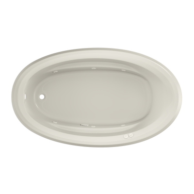 Product Image for SIGNATURE® Oval 7242 Drop-In Whirlpool LH Oyster